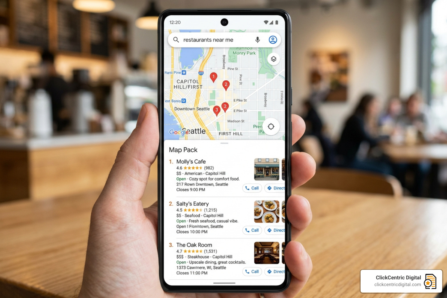 google map pack ranking factors