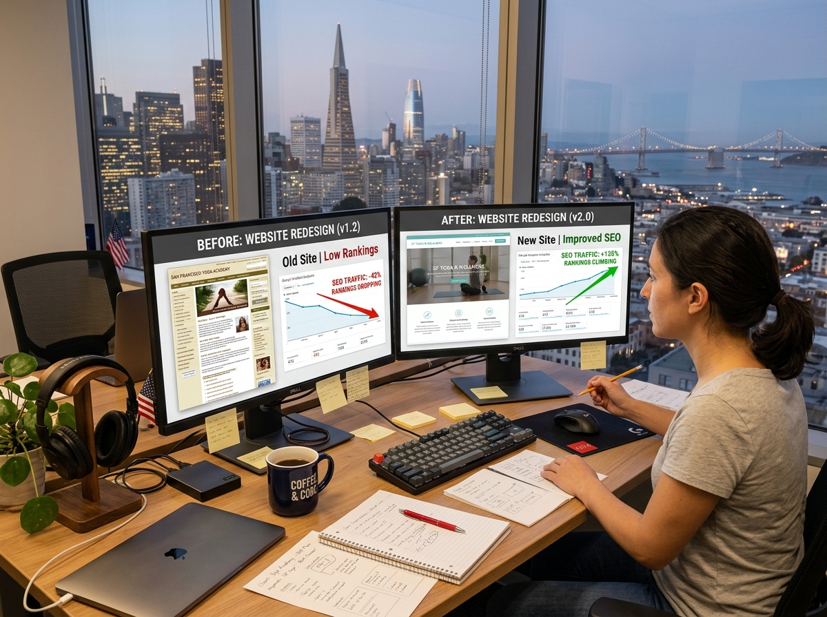 redesign for search rankings