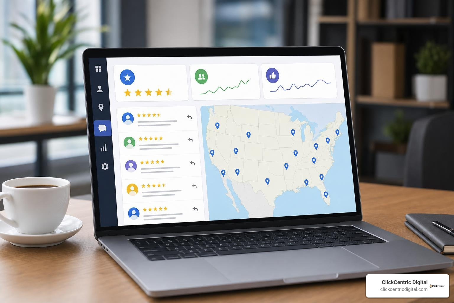 google review automation dashboard local SEO