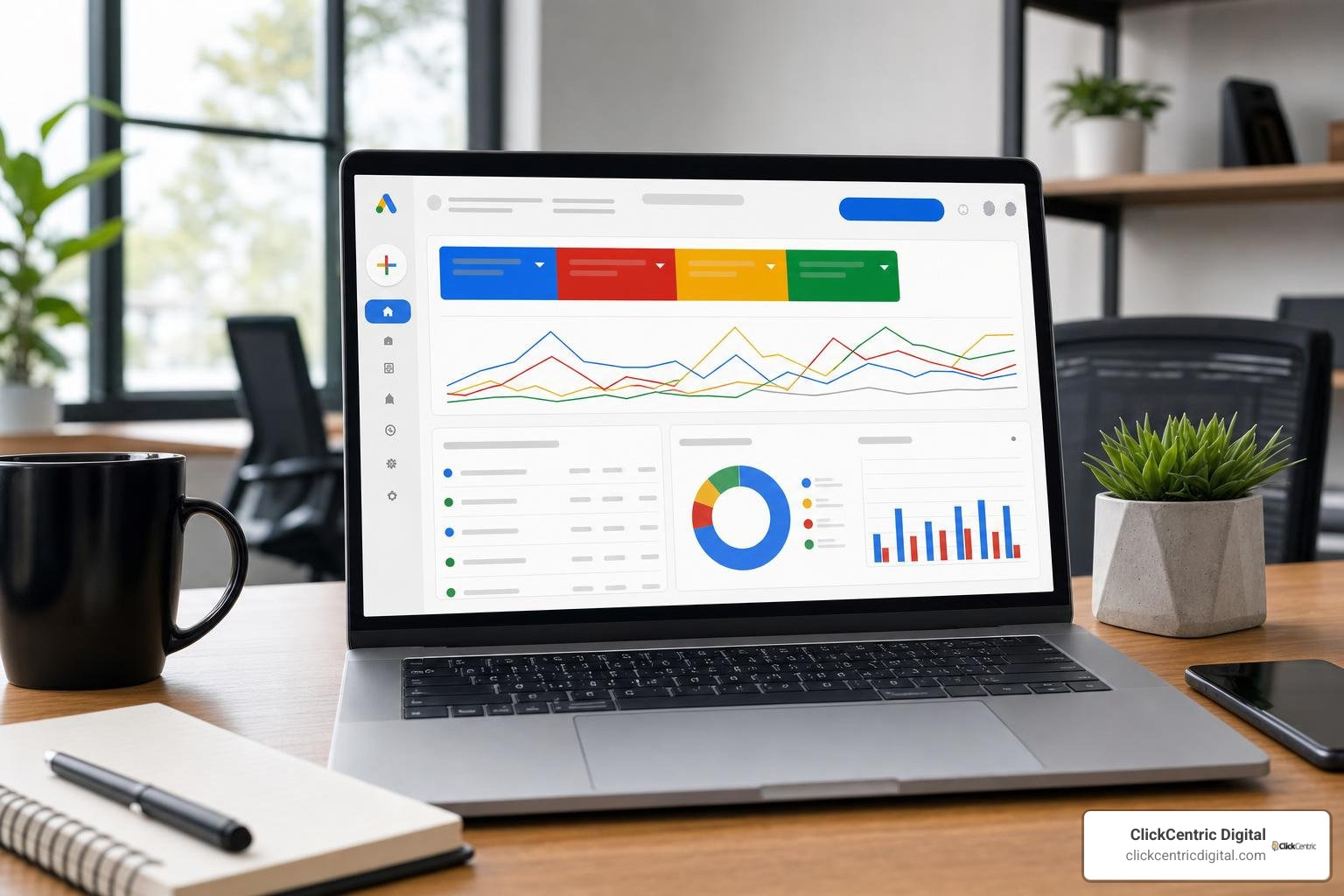 Google Ads local business dashboard